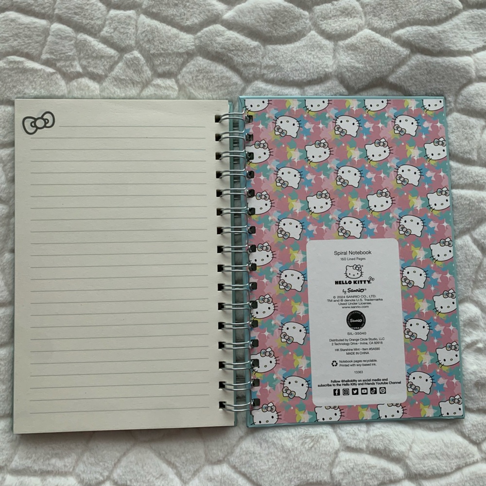 BuyNow✨Hello Kitty Spiral Notebooks Pick One - Picture 7 of 16